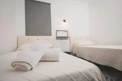 Cama o camas de una habitación en Hotel Rural Macondo