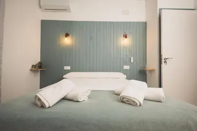 Cama o camas de una habitación en Hotel Rural Macondo