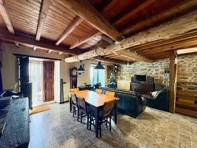 Zona de estar de Casa rural Fuente Santa