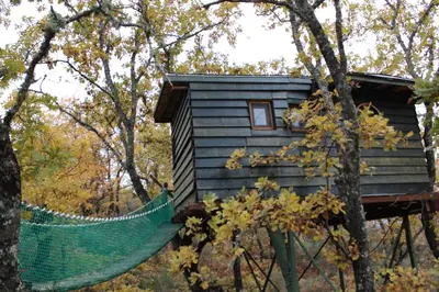 Plano de Cabañas en los Árboles de Extremadura