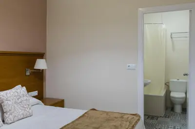 Un baño de Hostal Imperial centro de Mérida