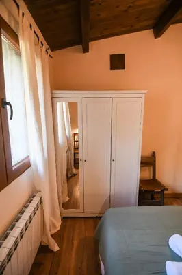 Cama o camas de una habitación en Casa Rural Las Corzas