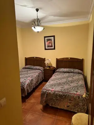 Cama o camas de una habitación en Casa de Campo, La Malena