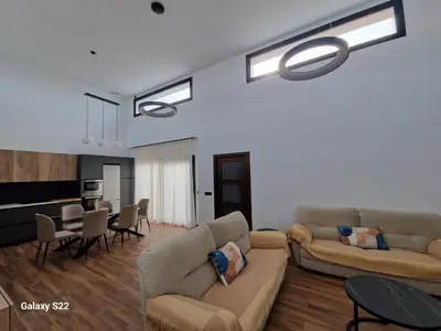 Zona de estar de La Casita de Val