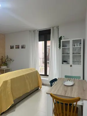 Cama o camas de una habitación en Casa Mencía