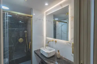 Un baño de Apartamentos Catedral