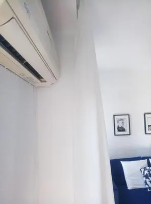 Cama o camas de una habitación en Apartamento de 2 dormitorios a 5 minutos de la plaza mayor