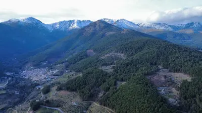 Vista general de una montaña o vista desde el apartamento