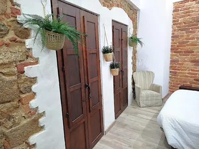 Cama o camas de una habitación en Casa Dana, Losar de la Vera