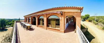 Un balcón o terraza de Finca El Encinar- Casa Rural -Eventos