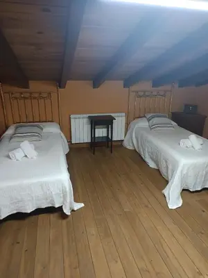 Cama o camas de una habitación en Villa Amanecer Candeleda