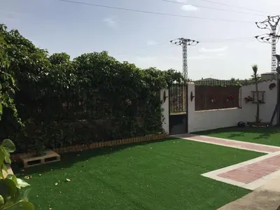 Jardín al aire libre en La Fragua del Sauce-VUT-Los Navalmorales-Toledo