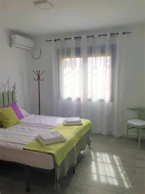 Cama o camas de una habitación en La Fragua del Sauce-VUT-Los Navalmorales-Toledo