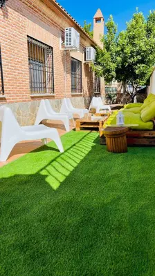 Jardín al aire libre en La Chocolatera - VUT - Los Navalmorales - Toledo