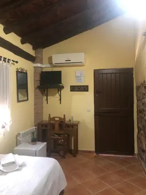 Una televisión o centro de entretenimiento en La Casa del Marqués