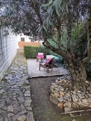Jardín al aire libre en Apartamento El Olivar de Cáceres