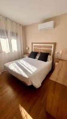 Cama o camas de una habitación en Apartamento La Hera