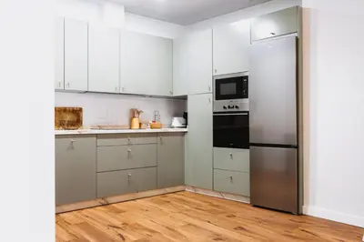 Una cocina o zona de cocina en Apartamento Maya Merida
