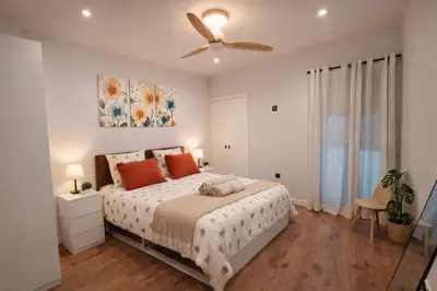 Cama o camas de una habitación en Apartamento Maya Merida