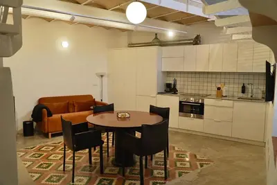 Una cocina o zona de cocina en A Bolota, Casa rural