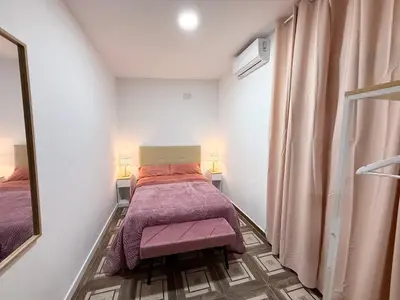 Cama o camas de una habitación en Casa Rural Madrigalejo