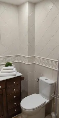 Un baño de Comfortable studio in San Pablo by beBalmy