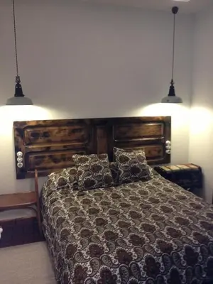 Cama o camas de una habitación en La Casita Del Castañar