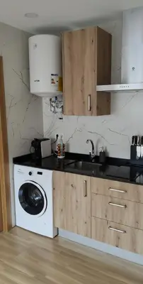 Una cocina o zona de cocina en Cozy Studio in San Pablo Salamanca by beBalmy