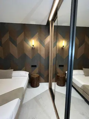 Cama o camas de una habitación en Panorama Nacional