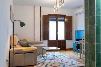 Zona de estar de Amplio Apartamento Avenida Alfonso VIII Plasencia