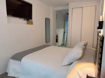 Cama o camas de una habitación en Apartamento Las Cruces