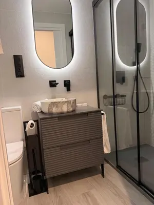 Un baño de Apartamento Las Cruces