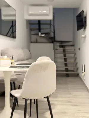 Una televisión o centro de entretenimiento en Apartamento Las Cruces