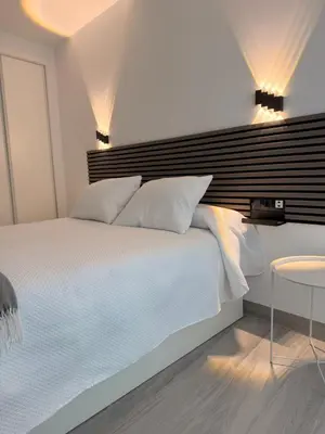 Cama o camas de una habitación en Apartamento Las Cruces