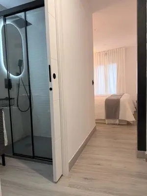 Cama o camas de una habitación en Apartamento Las Cruces