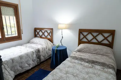Cama o camas de una habitación en El Cerro del Pinar