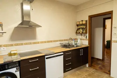 Una cocina o zona de cocina en El Cerro del Pinar