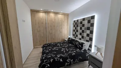 Cama o camas de una habitación en Duo Mendoza