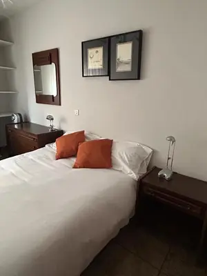 Cama o camas de una habitación en Palmera