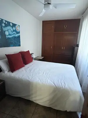 Cama o camas de una habitación en Palmera