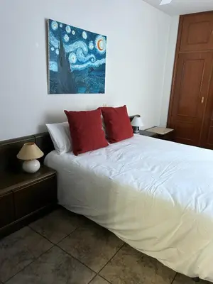 Cama o camas de una habitación en Palmera
