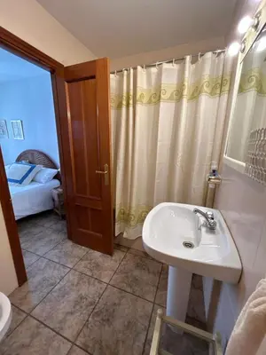 Cama o camas de una habitación en Palmera
