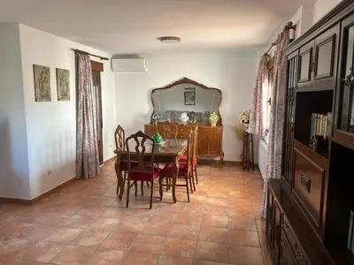 Una televisión o centro de entretenimiento en Casa las Espeñas