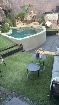 Piscina en o cerca de Luxury villa with pool, barbecue, stove, 3 bedrooms