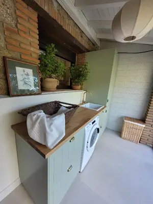 Una cocina o zona de cocina en Casa Rural El Encanto
