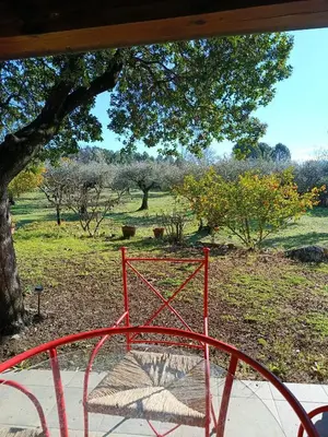 Jardín al aire libre en Casa Rural El Encanto