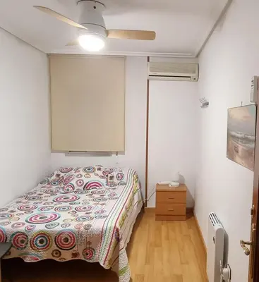 Cama o camas de una habitación en Apartamento Plasencia