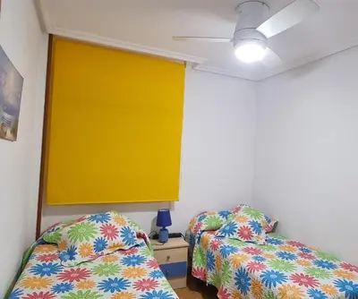 Cama o camas de una habitación en Apartamento Plasencia