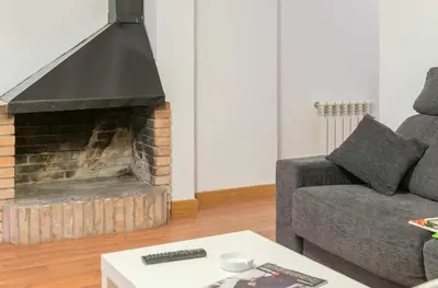 Zona de estar de Apartamentos en Candelario
