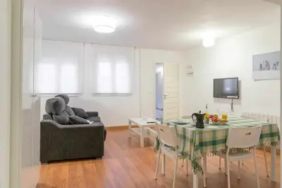 Zona de estar de Apartamentos en Candelario